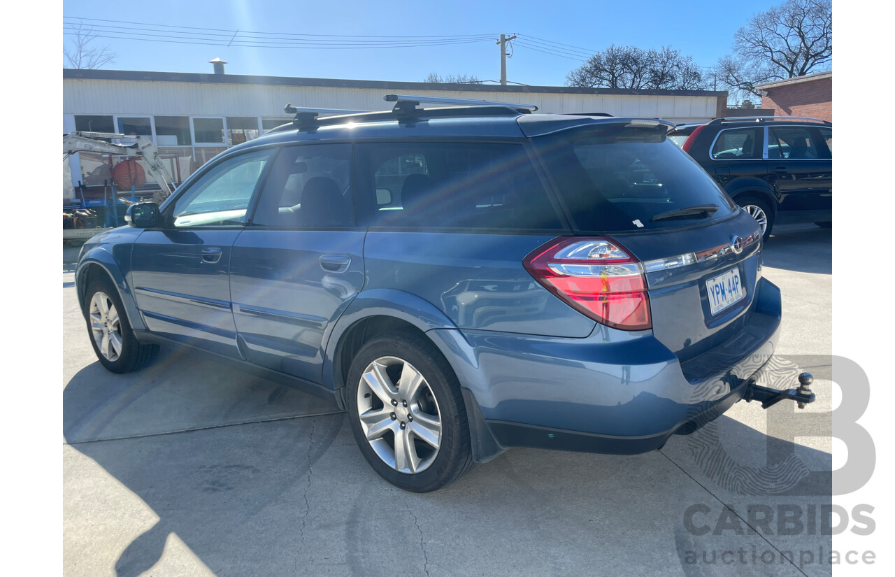 1/2008 Subaru Outback 2.5i Luxury Edition MY08 4d Wagon Blue 2.5L