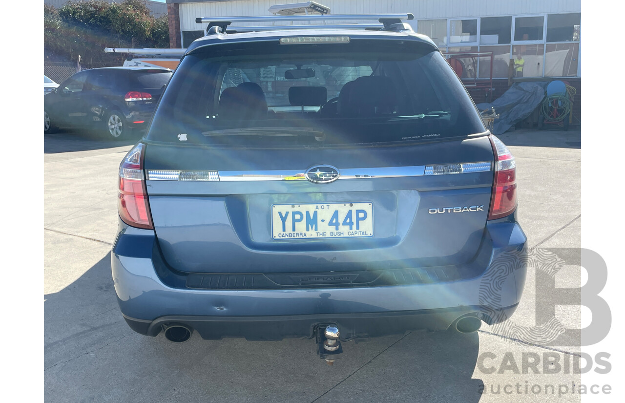 1/2008 Subaru Outback 2.5i Luxury Edition MY08 4d Wagon Blue 2.5L