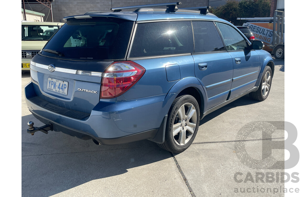 1/2008 Subaru Outback 2.5i Luxury Edition MY08 4d Wagon Blue 2.5L