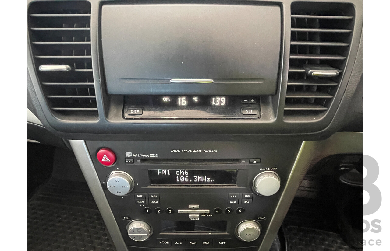 1/2008 Subaru Outback 2.5i Luxury Edition MY08 4d Wagon Blue 2.5L