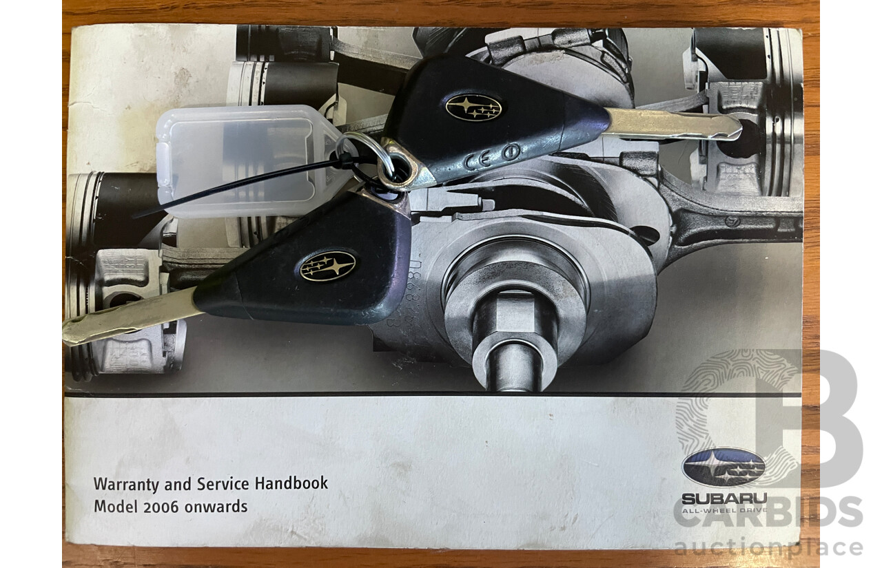 1/2008 Subaru Outback 2.5i Luxury Edition MY08 4d Wagon Blue 2.5L