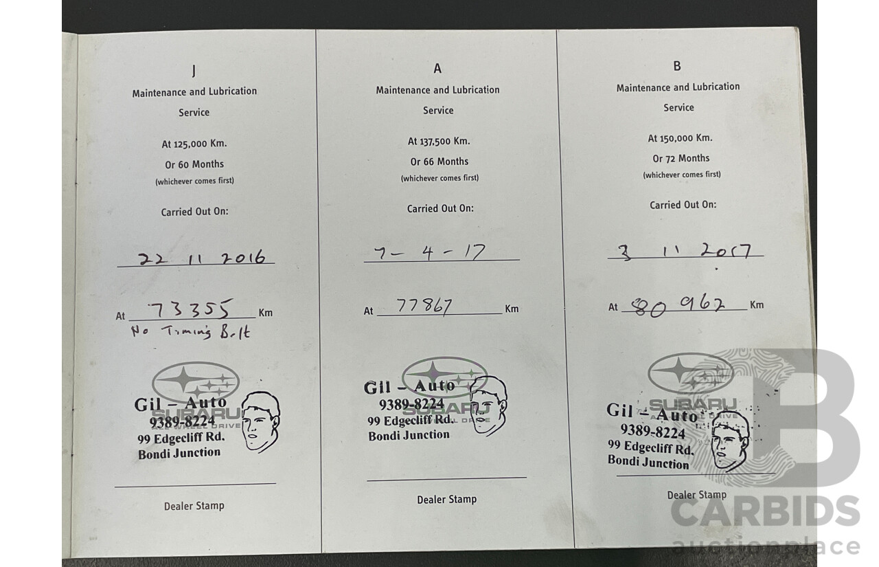 1/2008 Subaru Outback 2.5i Luxury Edition MY08 4d Wagon Blue 2.5L