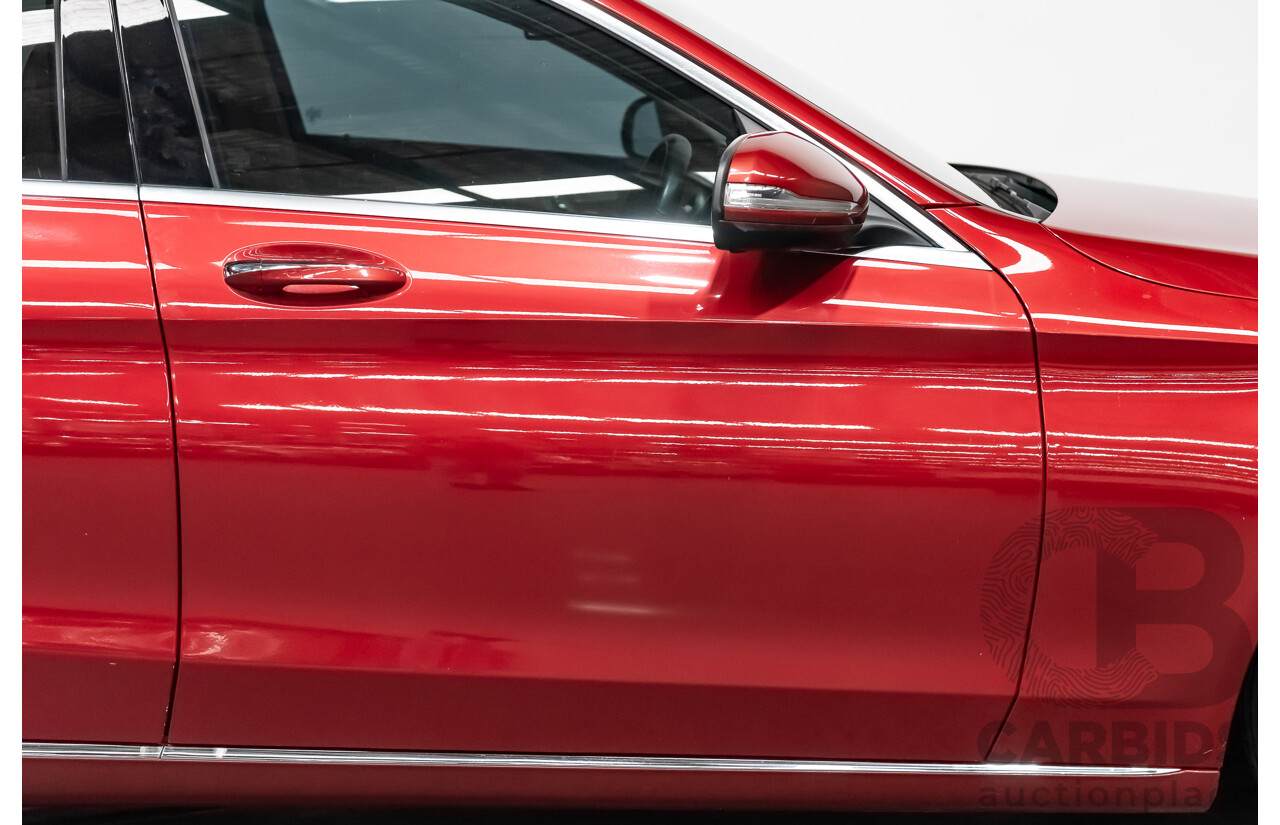 7/2015 Mercedes-Benz C250 W205 4d Sedan Hyacinth Red Metallic Turbo 2.0L