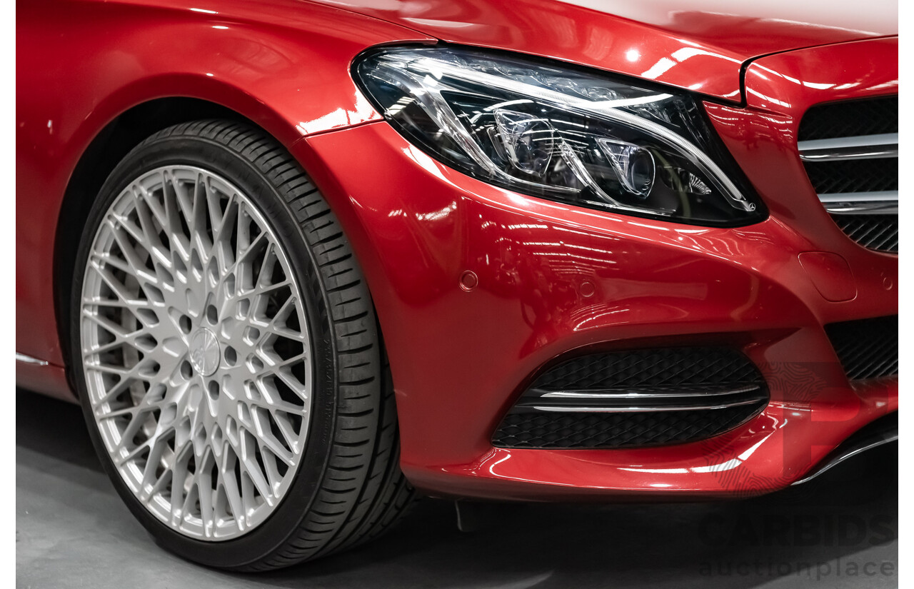7/2015 Mercedes-Benz C250 W205 4d Sedan Hyacinth Red Metallic Turbo 2.0L