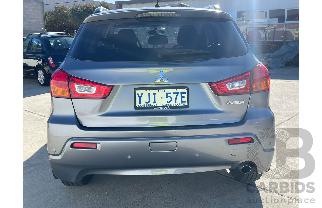 12/2010 Mitsubishi ASX (2wd) XA 4d Wagon Grey 2.0L