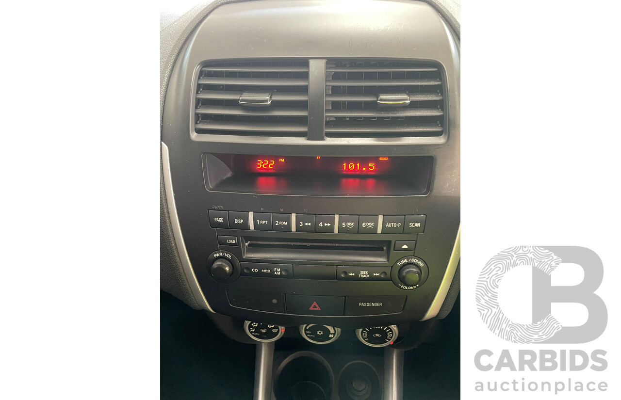 12/2010 Mitsubishi ASX (2wd) XA 4d Wagon Grey 2.0L