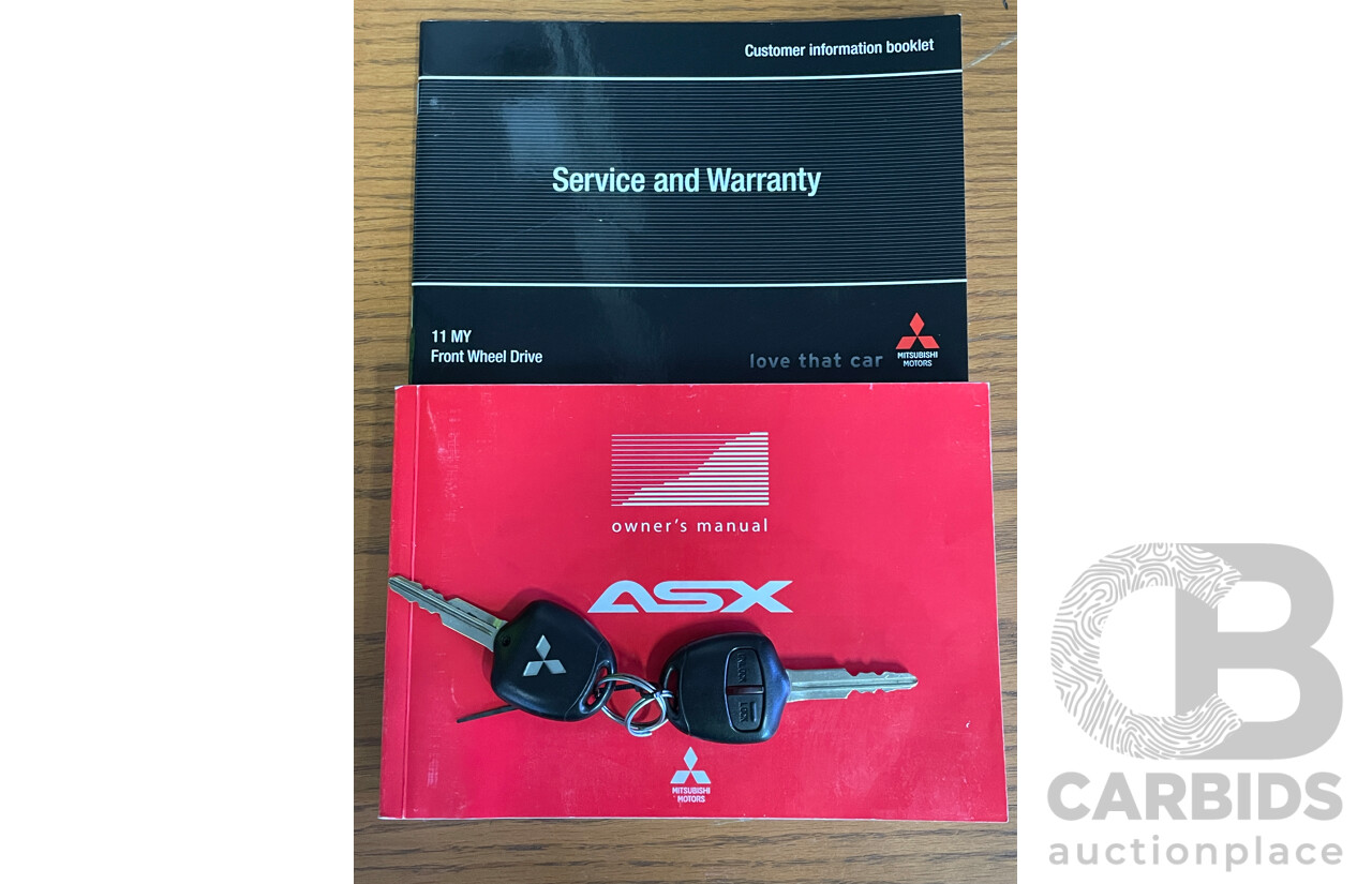 12/2010 Mitsubishi ASX (2wd) XA 4d Wagon Grey 2.0L