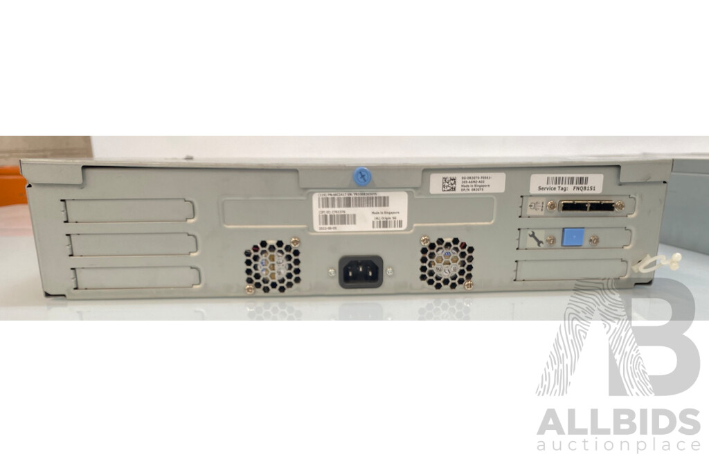 Dell (46C2417) Powervault 114X Tape Drive Enclosure & Dell (0CC011) Powervault 114T Tape Rack Enclosure