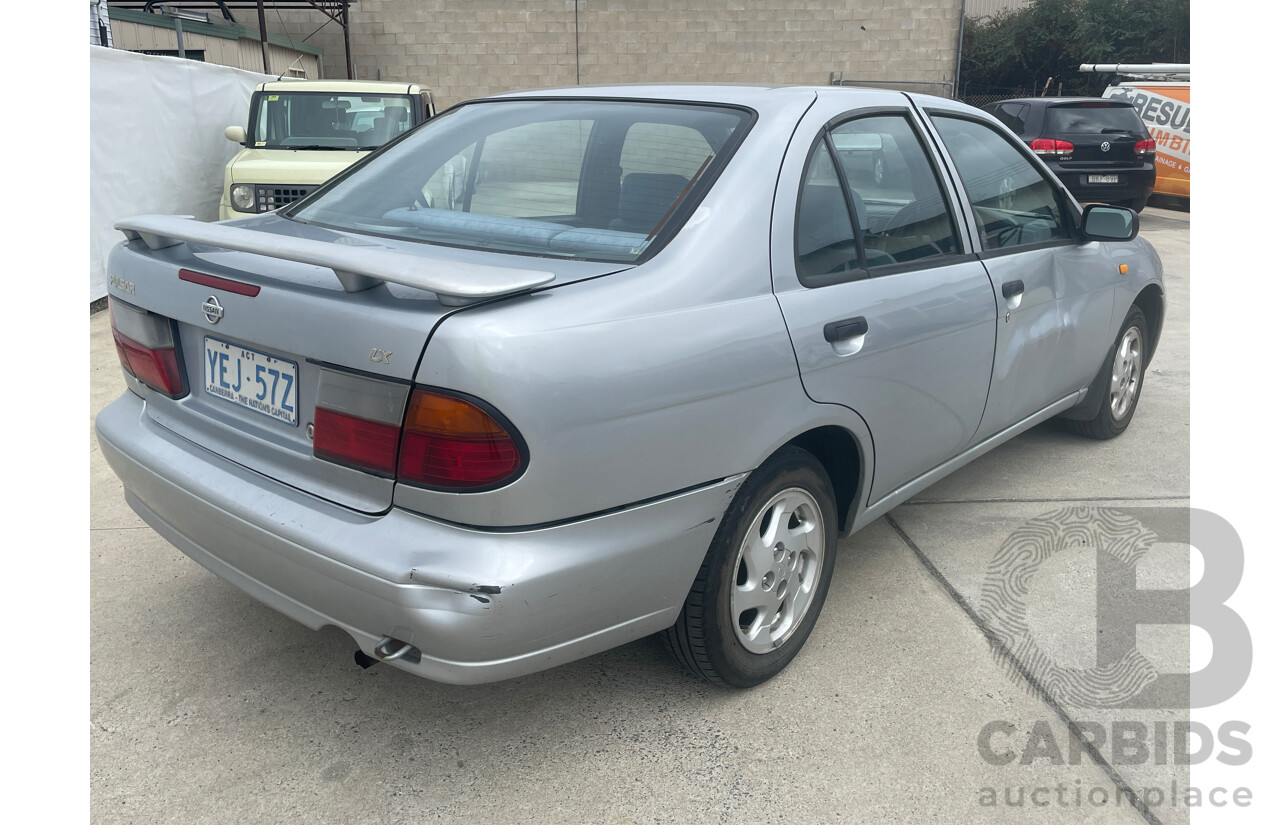 8/1997 Nissan Pulsar PLUS N15 4d Sedan Silver 1.6L
