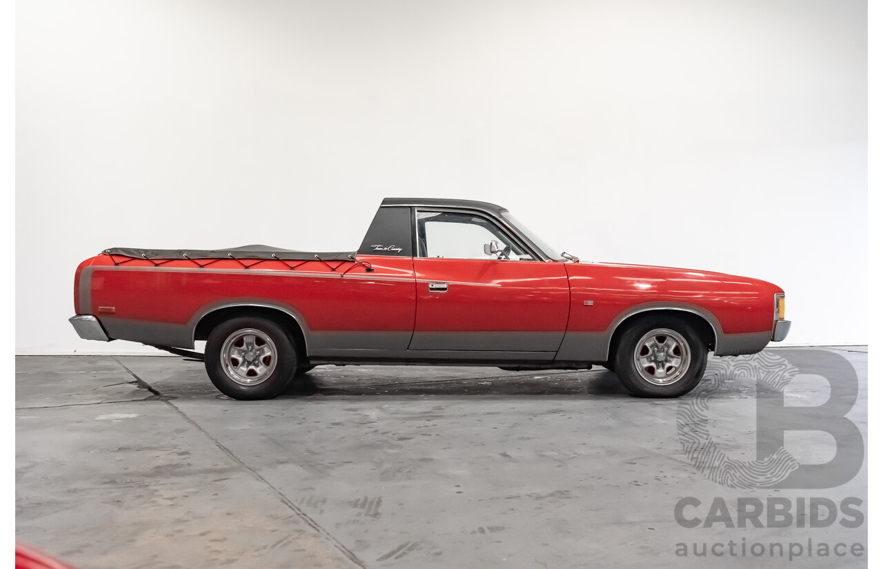 07/1974 Chrysler Valiant VJ Utility Red 440ci V8 - Town and Country Replica