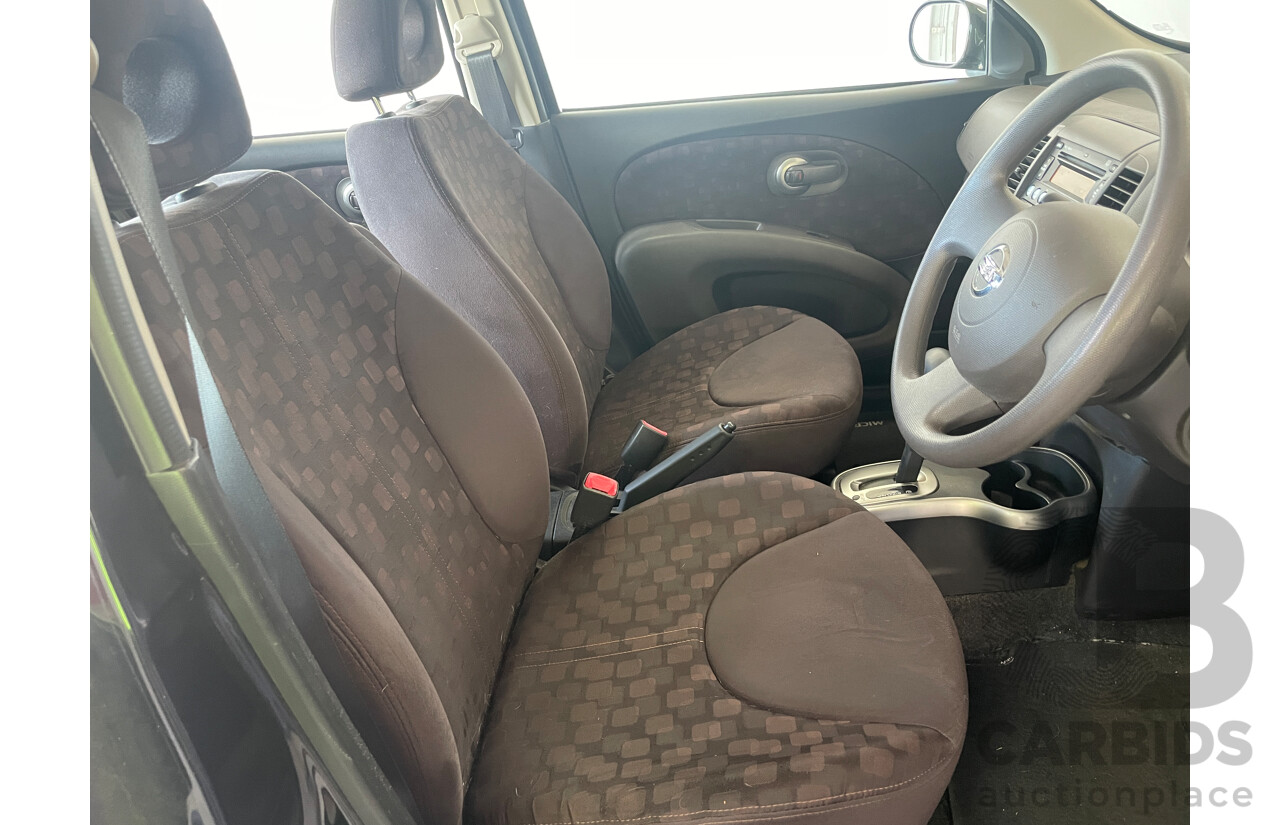 6/2009 Nissan Micra  K12 5d Hatchback Black 1.4L