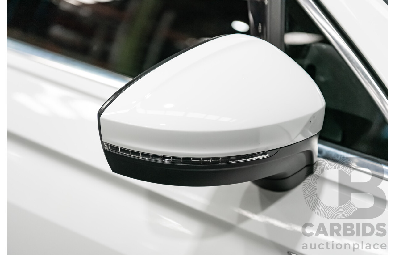 9/2019 Volkswagen Tiguan 162 TSI R-Line (4x4) 4d Wagon White 2.0L Turbo