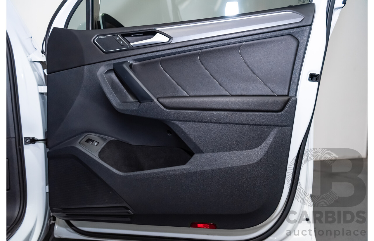 9/2019 Volkswagen Tiguan 162 TSI R-Line (4x4) 4d Wagon White 2.0L Turbo