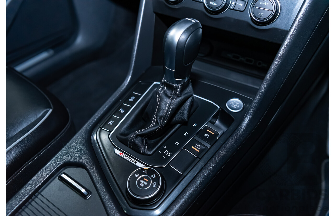 9/2019 Volkswagen Tiguan 162 TSI R-Line (4x4) 4d Wagon White 2.0L Turbo