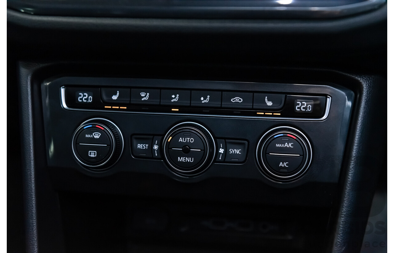 9/2019 Volkswagen Tiguan 162 TSI R-Line (4x4) 4d Wagon White 2.0L Turbo