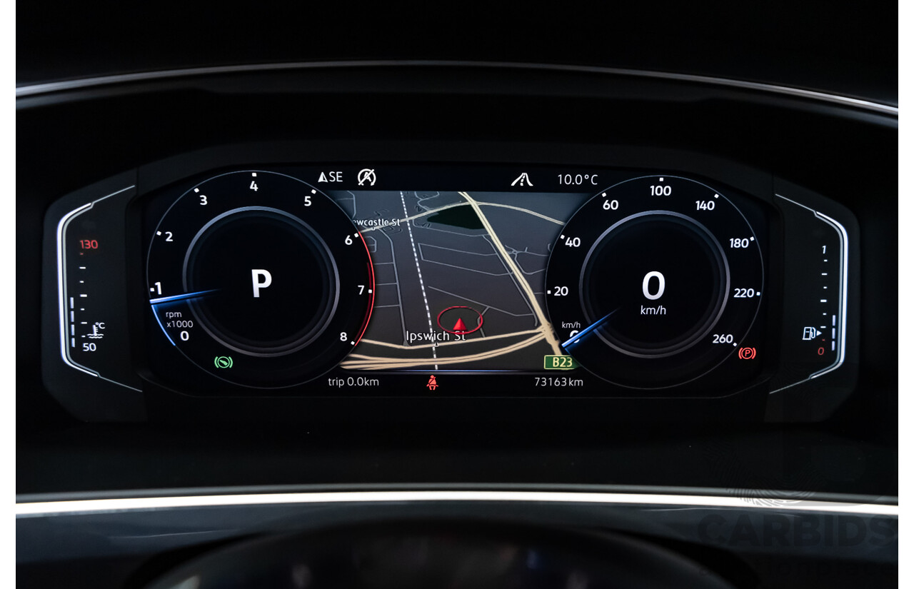 9/2019 Volkswagen Tiguan 162 TSI R-Line (4x4) 4d Wagon White 2.0L Turbo