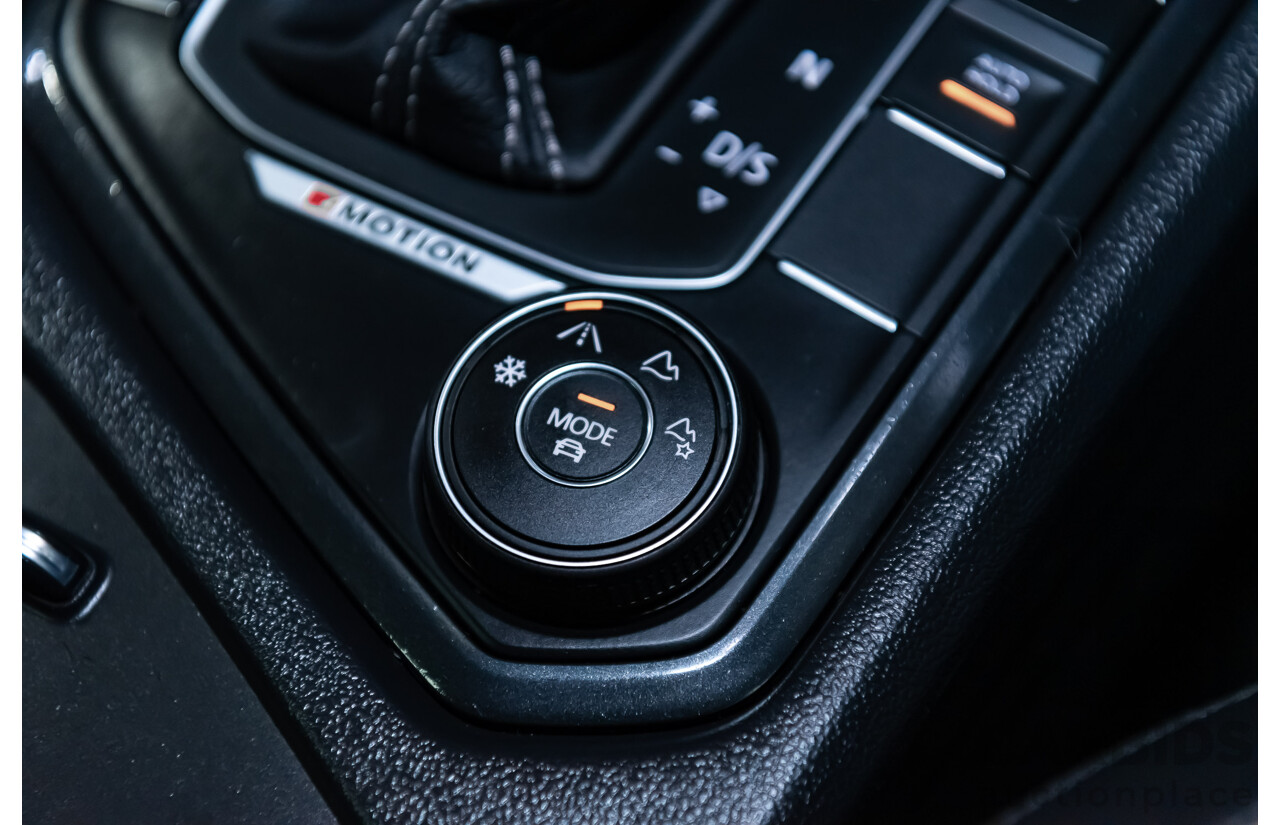 9/2019 Volkswagen Tiguan 162 TSI R-Line (4x4) 4d Wagon White 2.0L Turbo