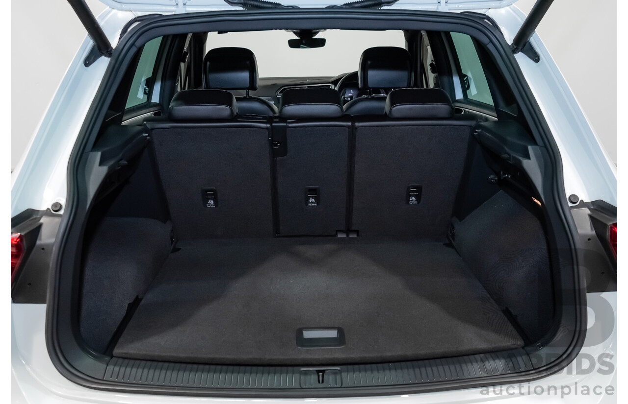 9/2019 Volkswagen Tiguan 162 TSI R-Line (4x4) 4d Wagon White 2.0L Turbo