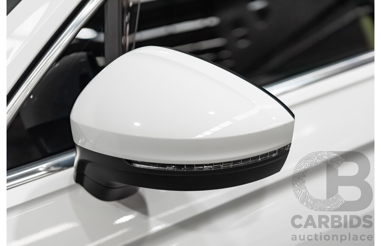 9/2019 Volkswagen Tiguan 162 TSI R-Line (4x4) 4d Wagon White 2.0L Turbo