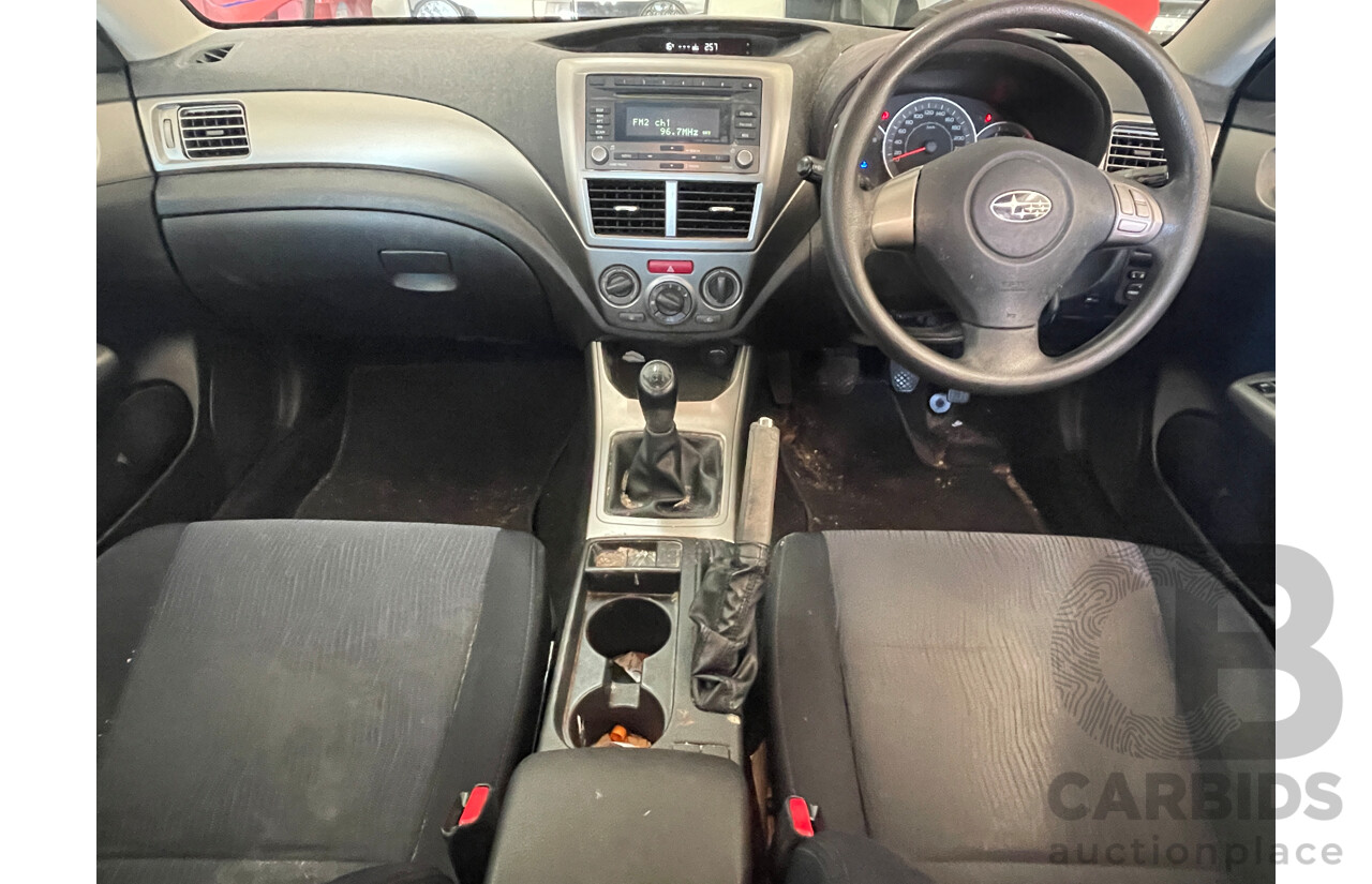 8/2009 Subaru Impreza R (awd) MY09 5d Hatchback Red 2.0L