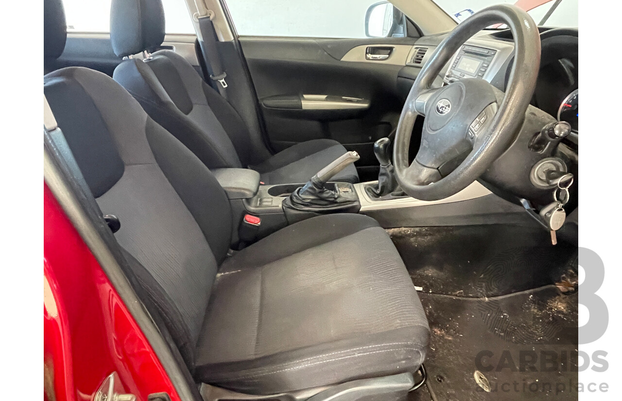 8/2009 Subaru Impreza R (awd) MY09 5d Hatchback Red 2.0L