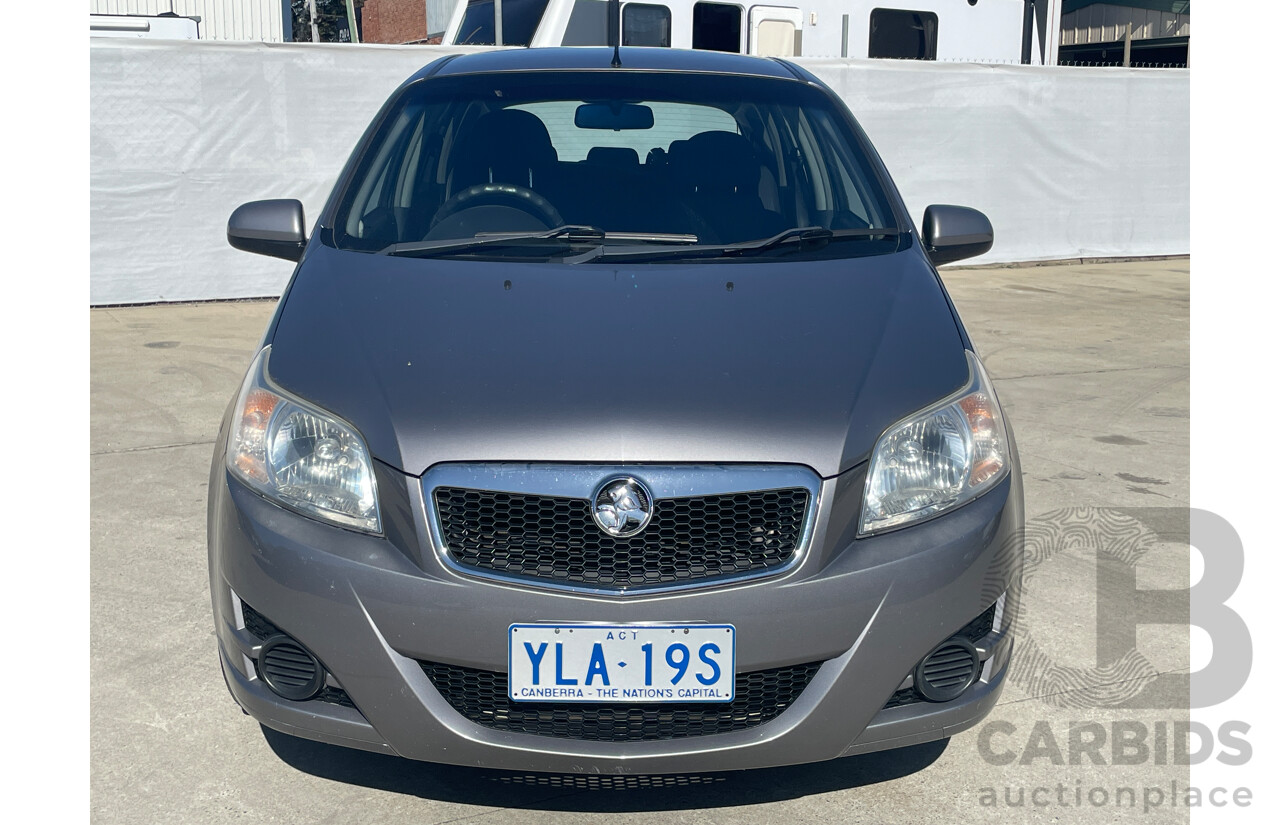 7/2010 Holden Barina  TK MY10 5d Hatchback Grey 1.6L