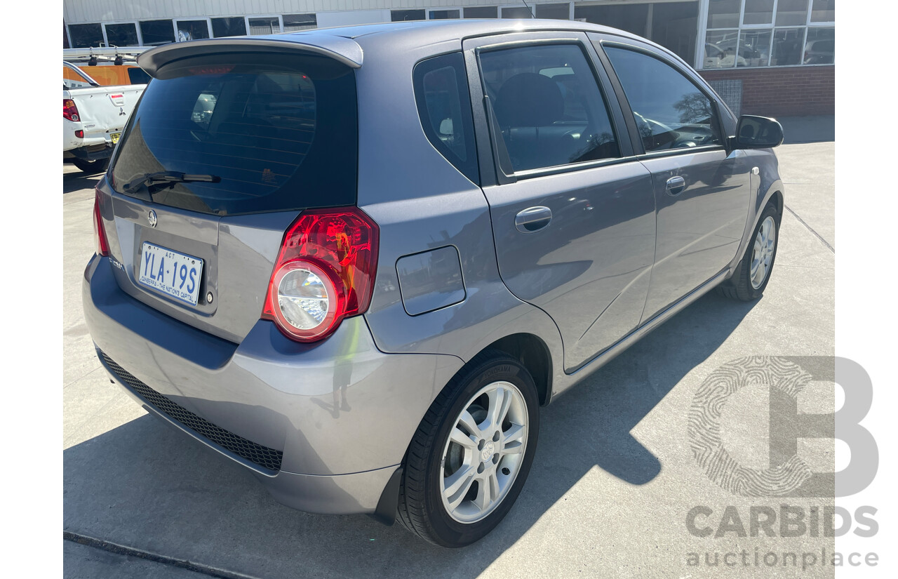 7/2010 Holden Barina  TK MY10 5d Hatchback Grey 1.6L