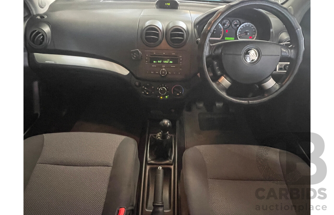 7/2010 Holden Barina  TK MY10 5d Hatchback Grey 1.6L