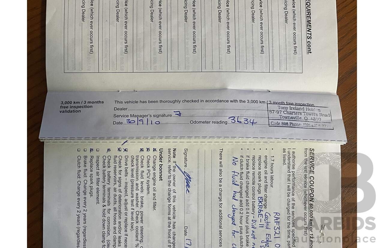 7/2010 Holden Barina  TK MY10 5d Hatchback Grey 1.6L