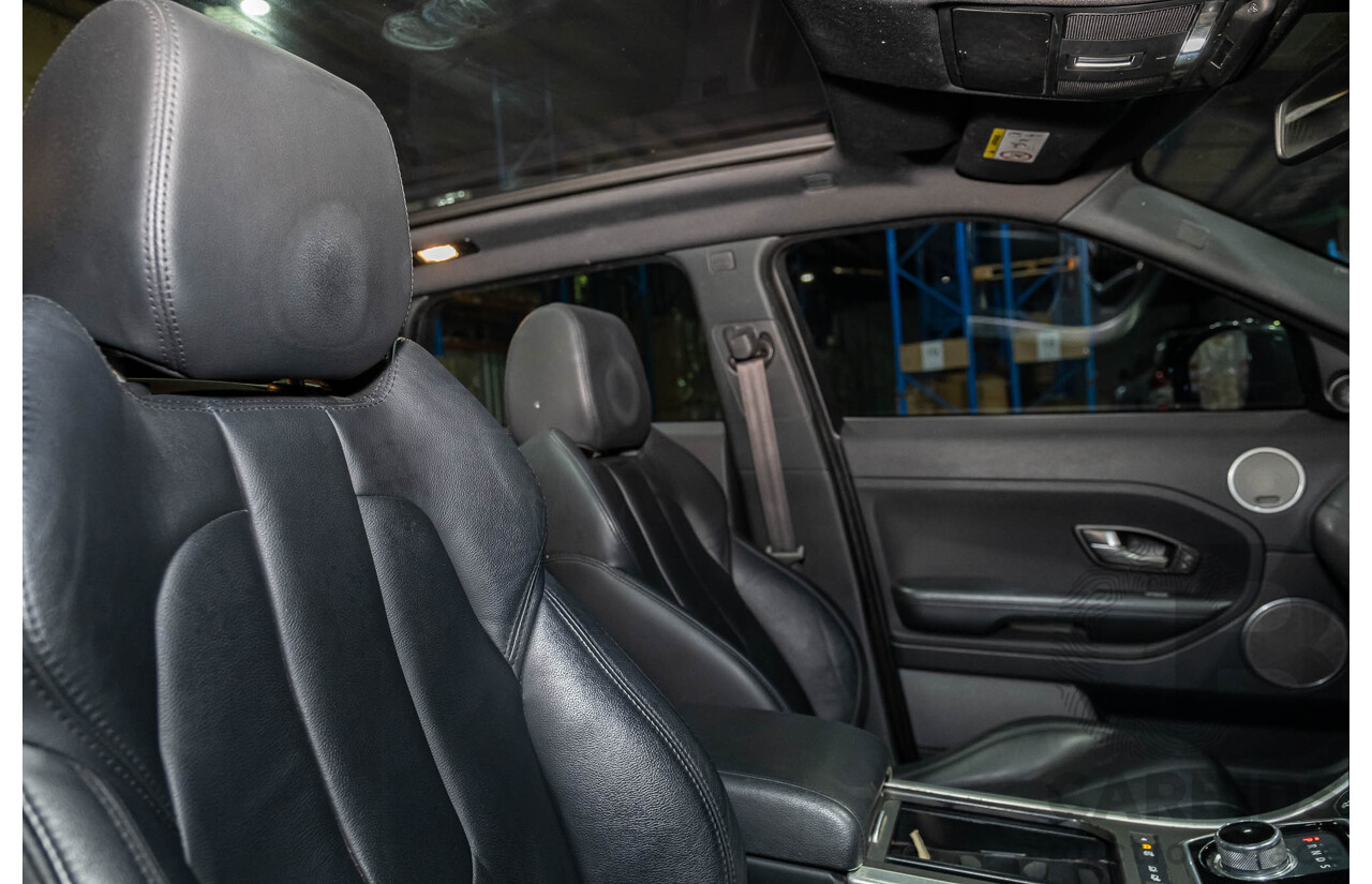 3/2015 Range Rover Evoque Si4 PURE LV MY15 5d Wagon Santorini Black Turbo 2.0L