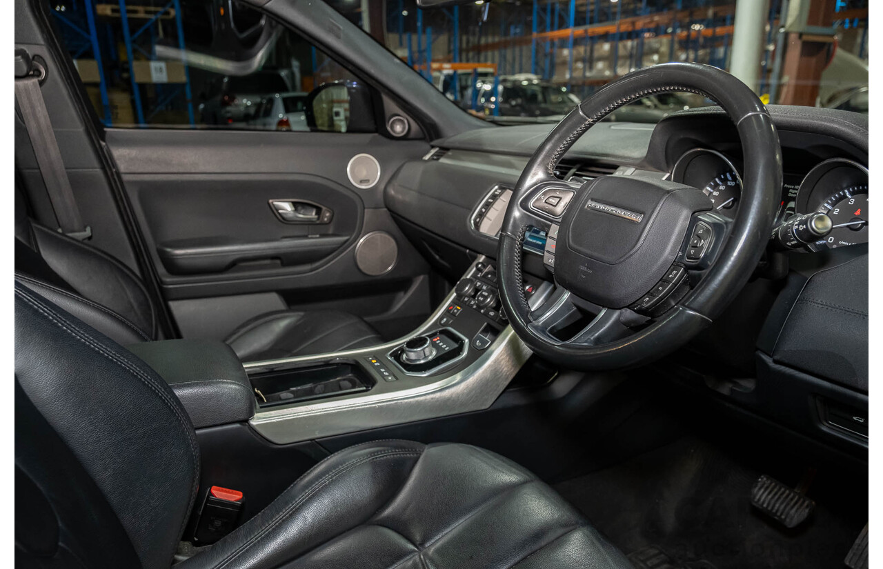 3/2015 Range Rover Evoque Si4 PURE LV MY15 5d Wagon Santorini Black Turbo 2.0L