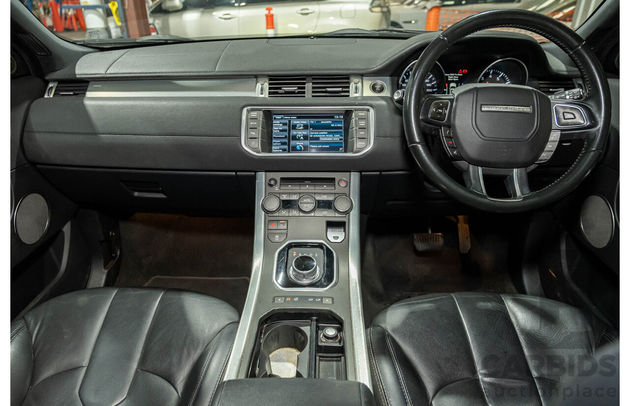 3/2015 Range Rover Evoque Si4 PURE LV MY15 5d Wagon Santorini Black Turbo 2.0L