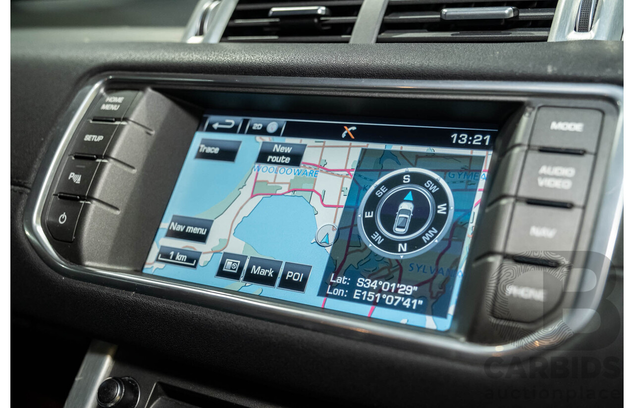 3/2015 Range Rover Evoque Si4 PURE LV MY15 5d Wagon Santorini Black Turbo 2.0L