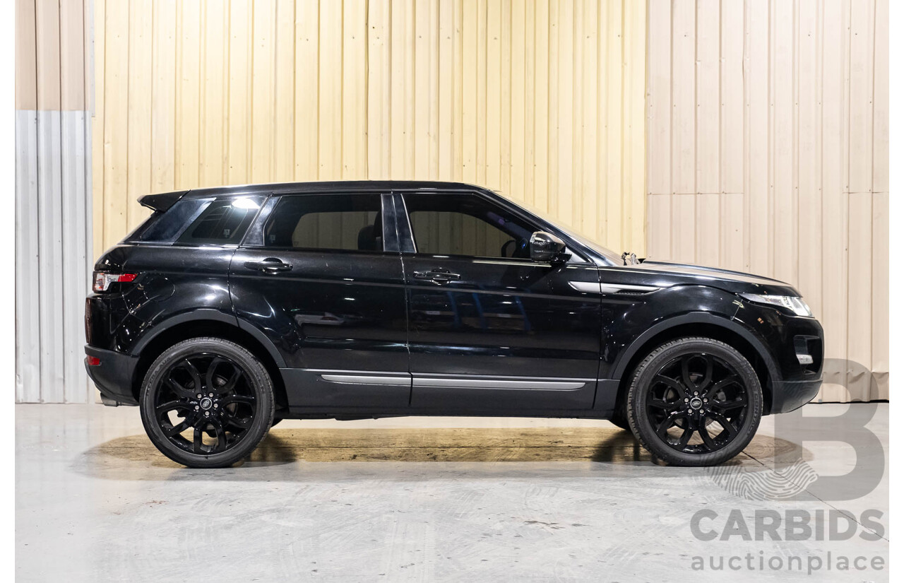 3/2015 Range Rover Evoque Si4 PURE LV MY15 5d Wagon Santorini Black Turbo 2.0L