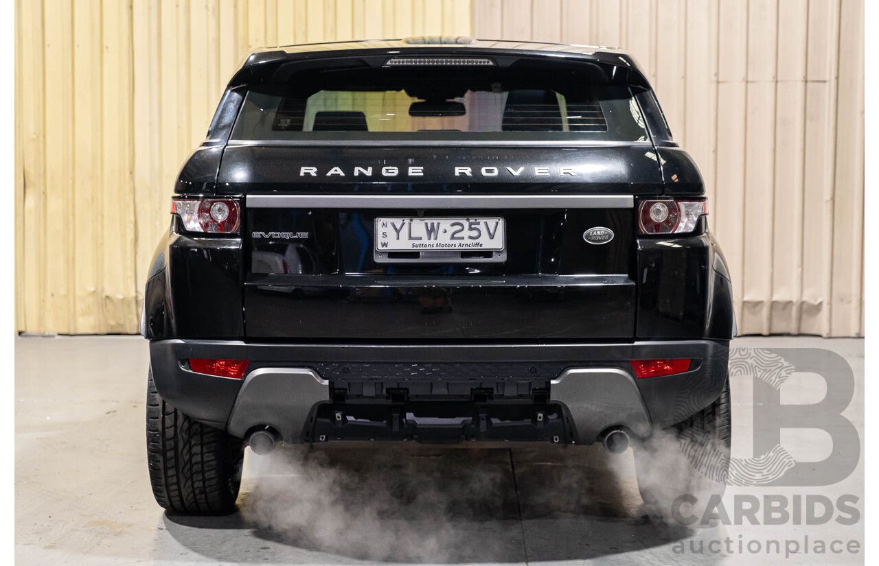 3/2015 Range Rover Evoque Si4 PURE LV MY15 5d Wagon Santorini Black Turbo 2.0L