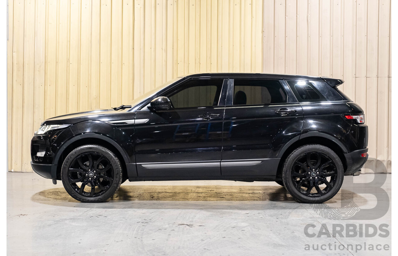 3/2015 Range Rover Evoque Si4 PURE LV MY15 5d Wagon Santorini Black Turbo 2.0L