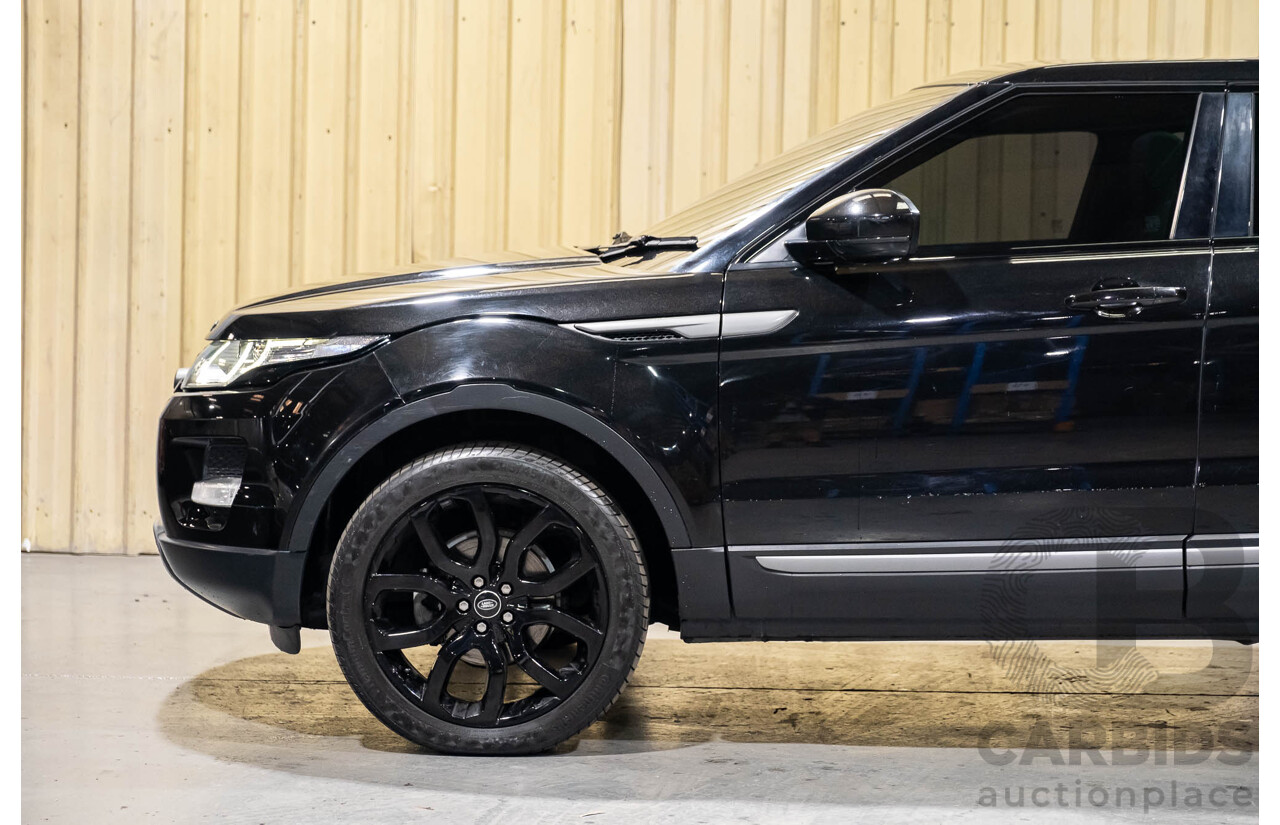 3/2015 Range Rover Evoque Si4 PURE LV MY15 5d Wagon Santorini Black Turbo 2.0L