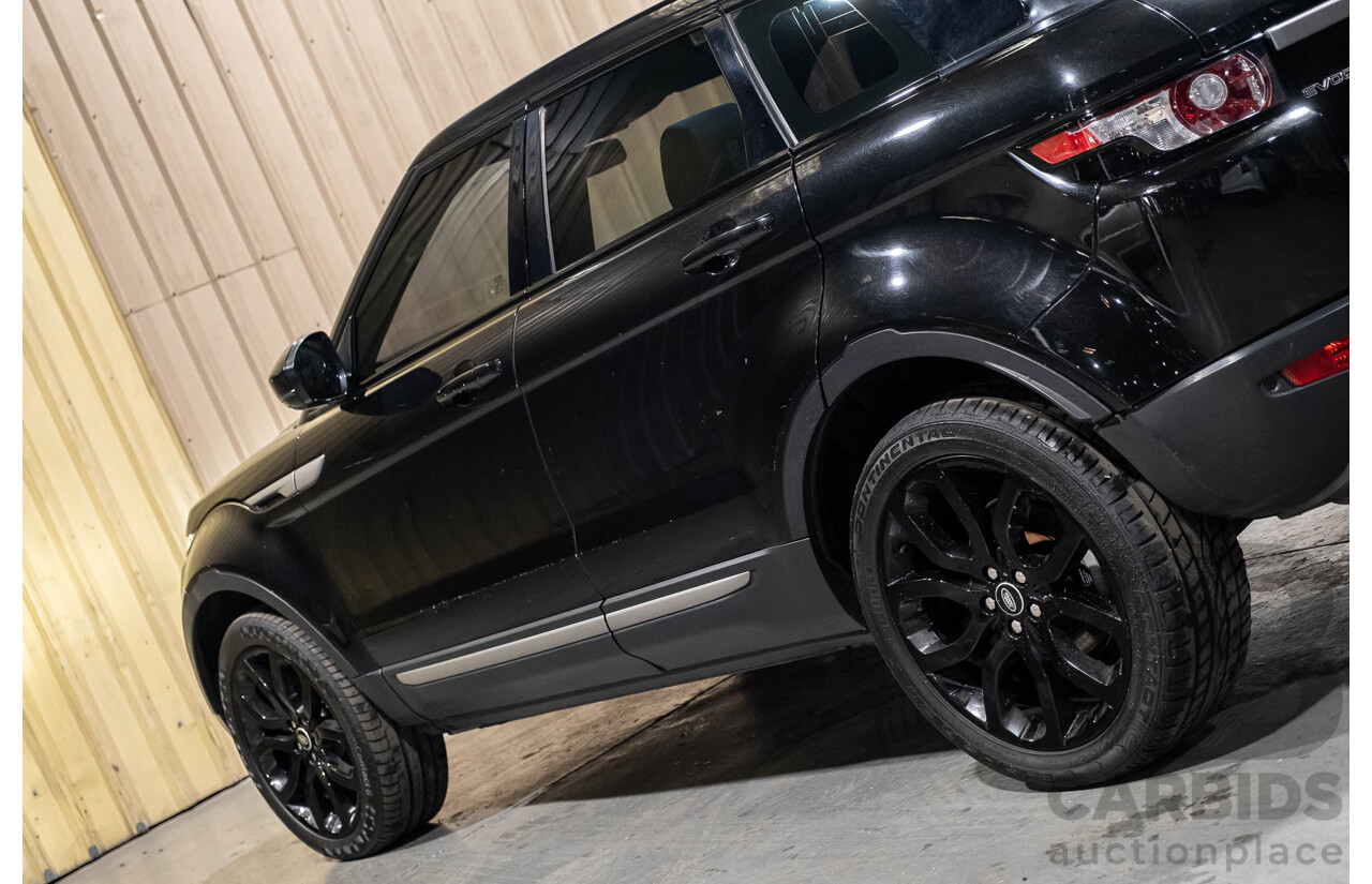 3/2015 Range Rover Evoque Si4 PURE LV MY15 5d Wagon Santorini Black Turbo 2.0L