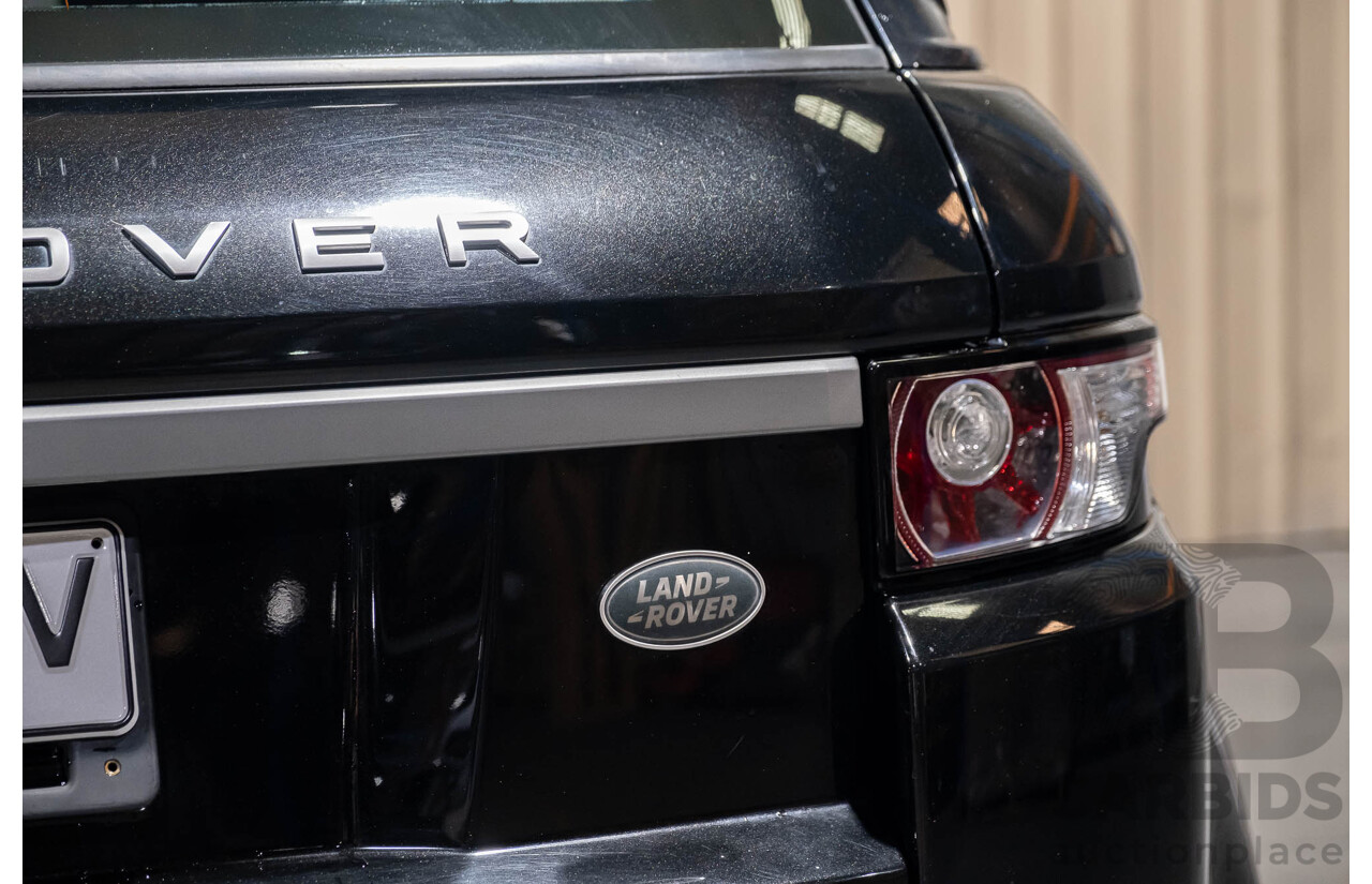 3/2015 Range Rover Evoque Si4 PURE LV MY15 5d Wagon Santorini Black Turbo 2.0L