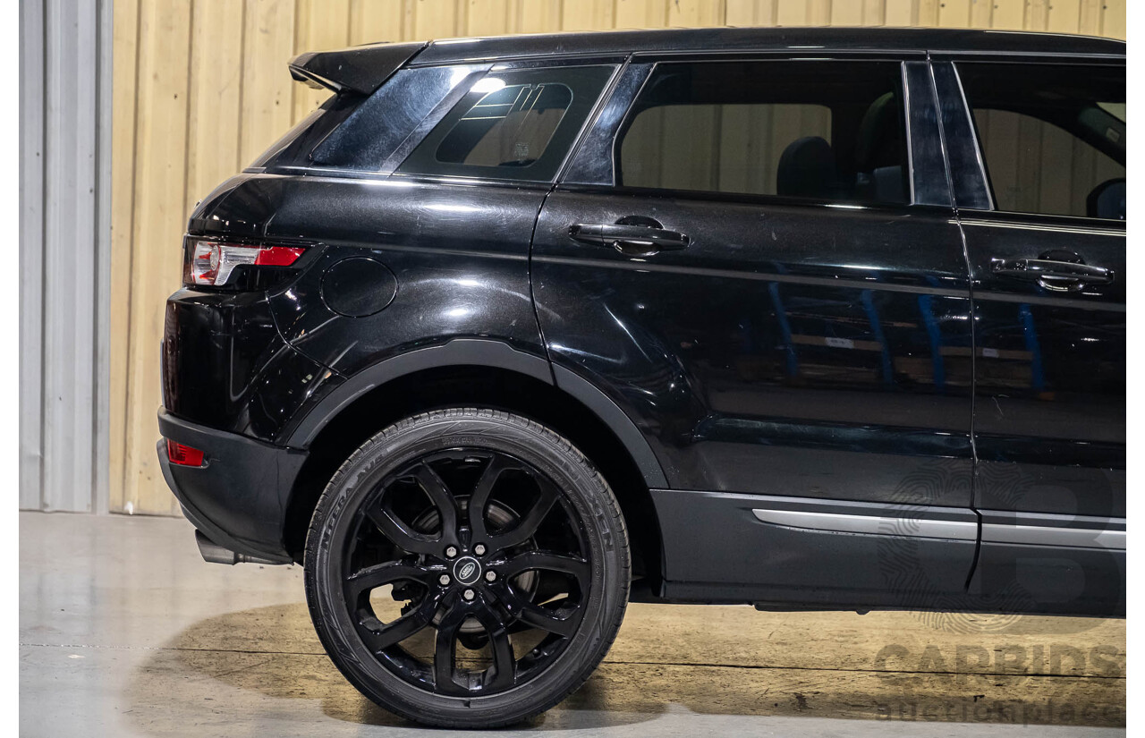 3/2015 Range Rover Evoque Si4 PURE LV MY15 5d Wagon Santorini Black Turbo 2.0L