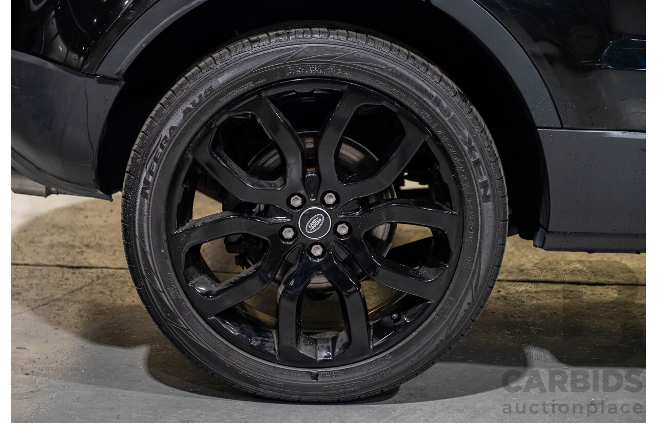 3/2015 Range Rover Evoque Si4 PURE LV MY15 5d Wagon Santorini Black Turbo 2.0L