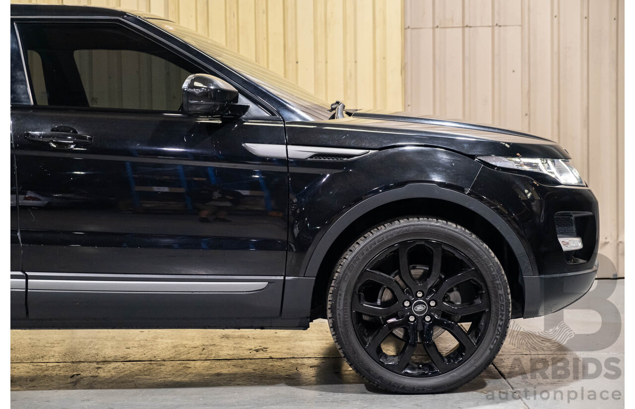 3/2015 Range Rover Evoque Si4 PURE LV MY15 5d Wagon Santorini Black Turbo 2.0L