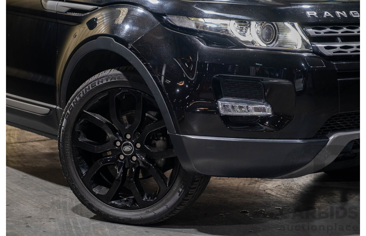 3/2015 Range Rover Evoque Si4 PURE LV MY15 5d Wagon Santorini Black Turbo 2.0L