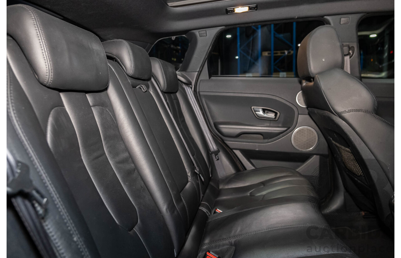 3/2015 Range Rover Evoque Si4 PURE LV MY15 5d Wagon Santorini Black Turbo 2.0L