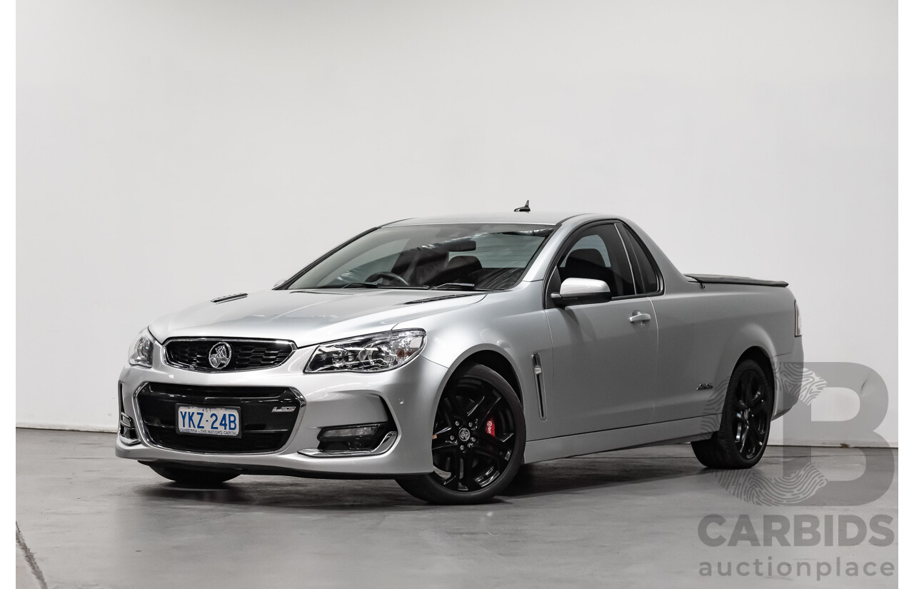11/2015 Holden Commodore Ute SS-V Redline VF11 Utility Nitrate Silver V8 6.2L