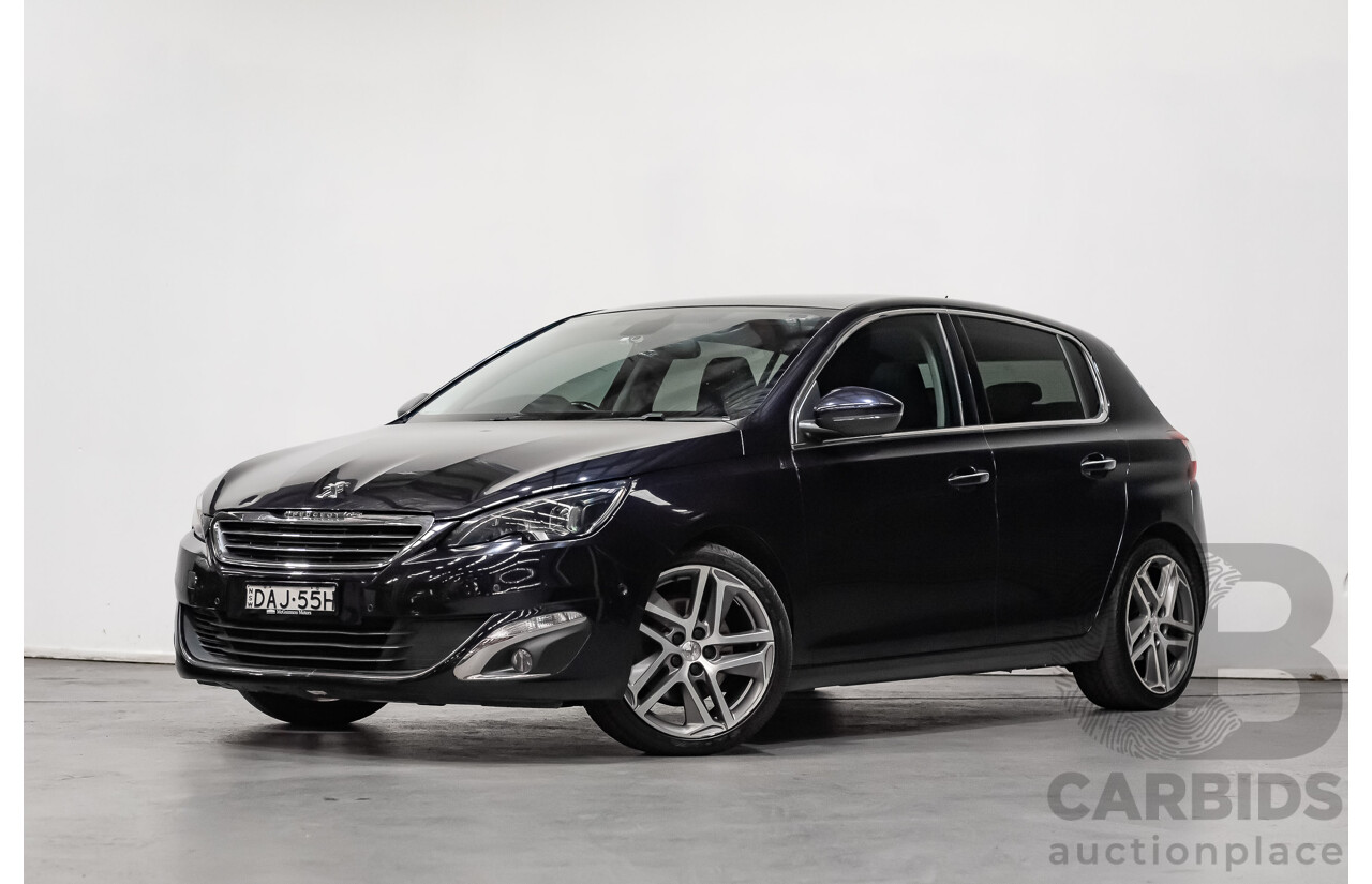8/2015 Peugeot 308 Allure Premium BLUE HDI T9 5d Hatchback Metallic Blue Turbo Diesel 2.0L
