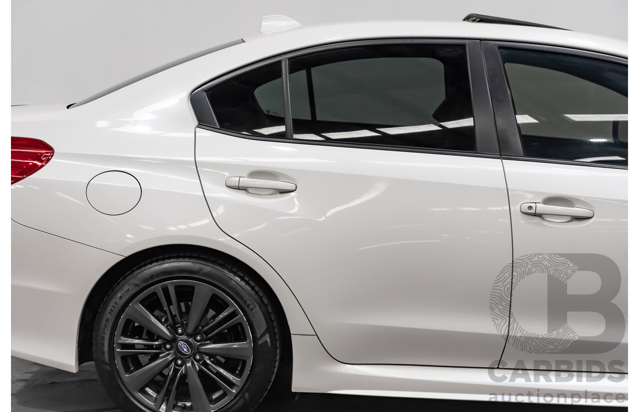 8/2014 Subaru WRX Premium (AWD) MY15 4d Sedan White Turbo 2.0L