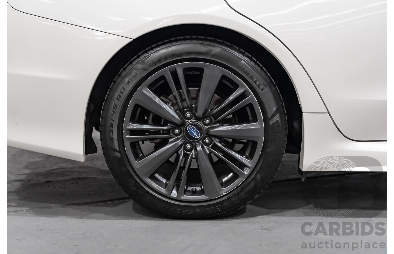 8/2014 Subaru WRX Premium (AWD) MY15 4d Sedan White Turbo 2.0L