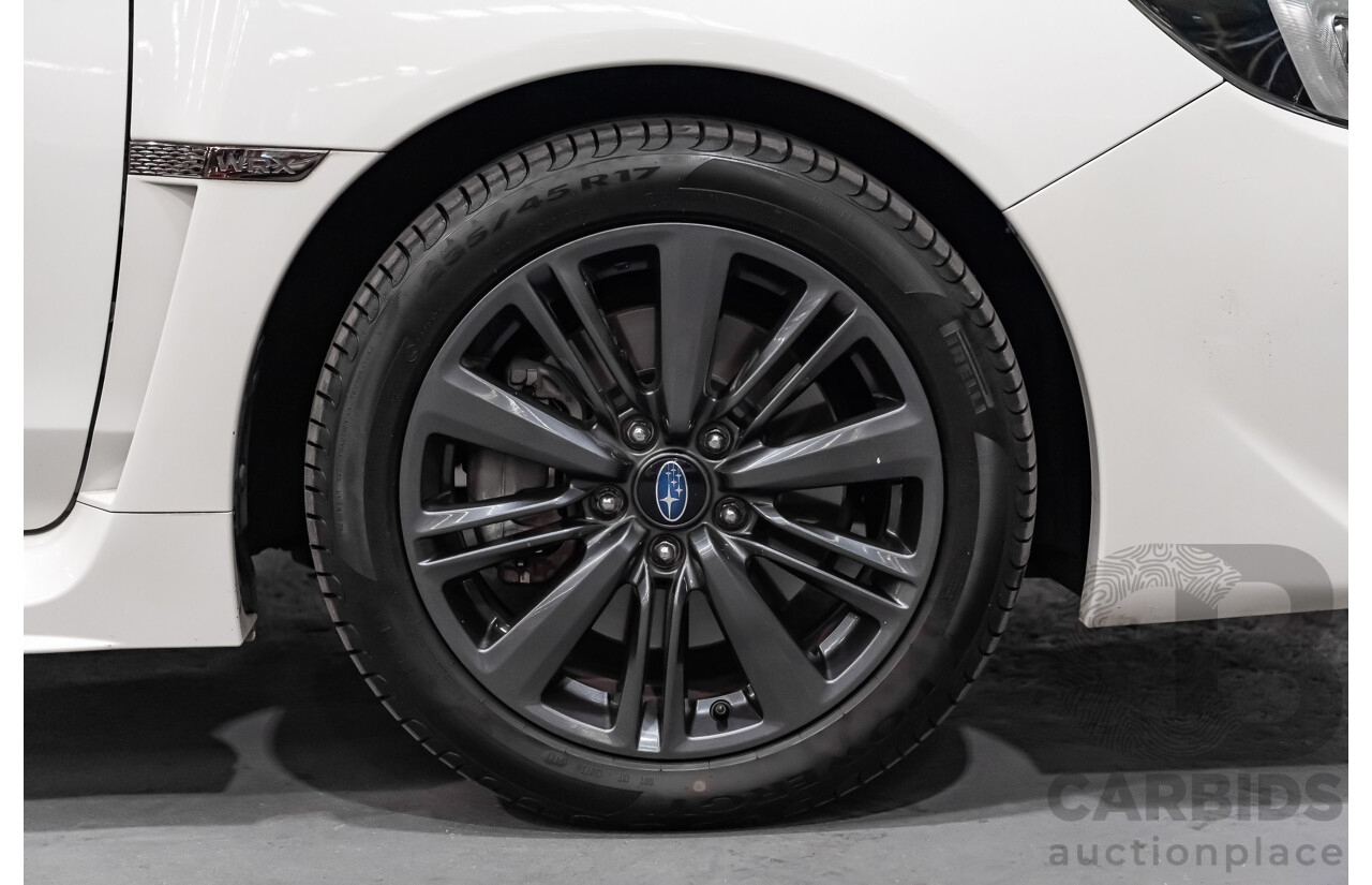 8/2014 Subaru WRX Premium (AWD) MY15 4d Sedan White Turbo 2.0L