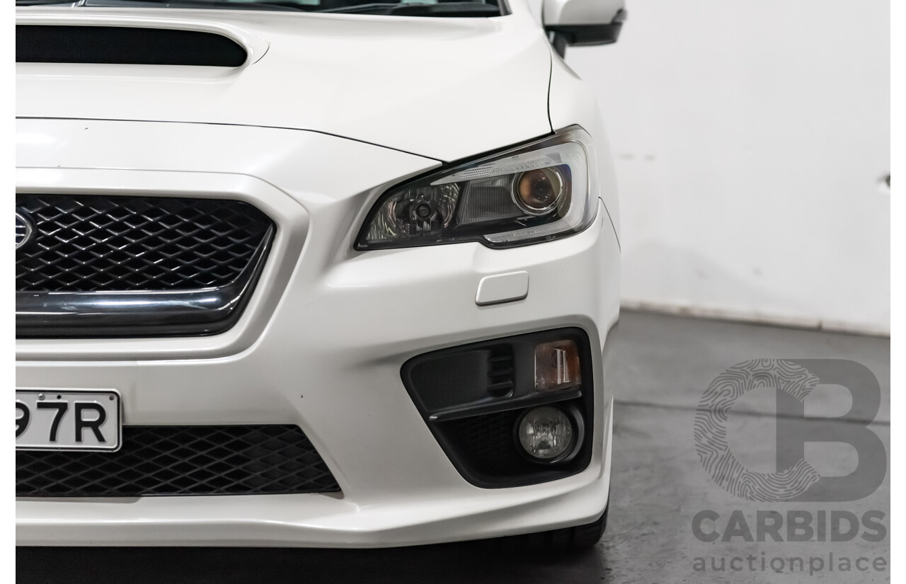 8/2014 Subaru WRX Premium (AWD) MY15 4d Sedan White Turbo 2.0L